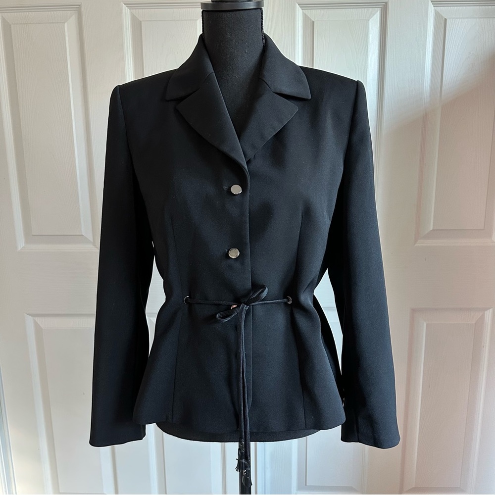 Collections for Le Suit Vibtage Black Cinche Waist Blazer